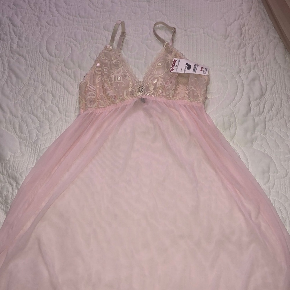 Darling pink and cream lingerie